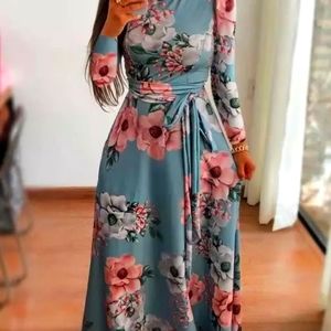 Muslim women eid dress modest boho summer dress